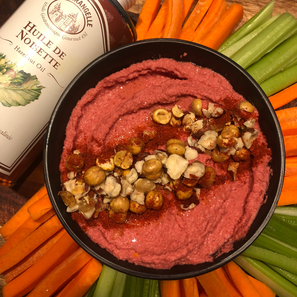 Beetroot & Hazelnut Oil Hummus