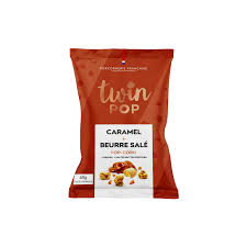 Caramel & Salted Butter Popcorn 70g Twinpop - BBD 04.04.25