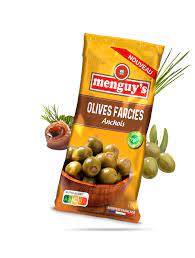Menguys Olives With Anchovies 150G