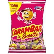 Carambar Sucette (Lollipops) 156g