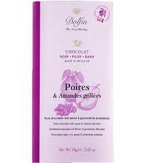 Chocolate 70g Dark Pear Almond Dolfin