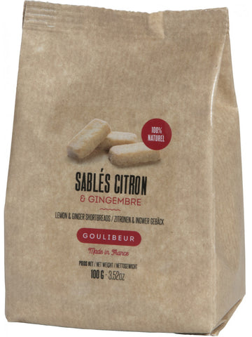 Goulibeur Lemon & Ginger Shortbread 100g - BBD 30.05.25