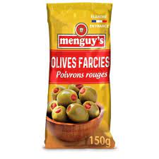 Menguys Olives With Sweet Bell Pepper 150G