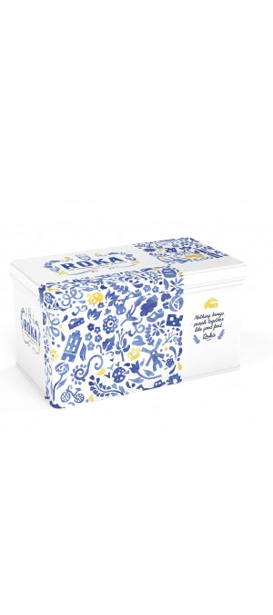 ROKA Delft Gift Tin with Gouda Cheese Crispies 140g