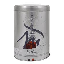 Star Silver Gift Tin with Cocoa Powdered Chocolate Truffles 500g