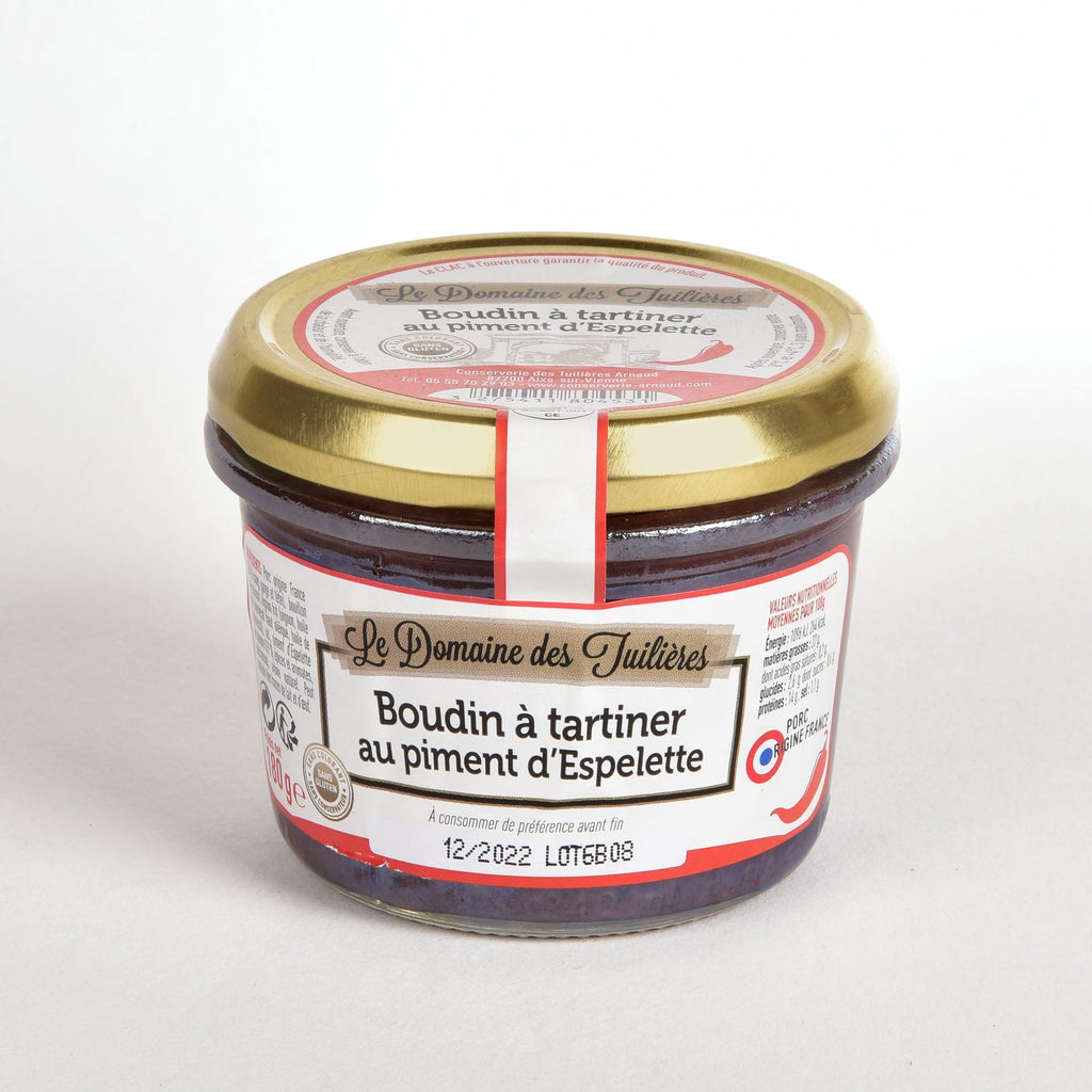 Boudin a Tartiner - Black Pudding Spread with Piment Espelette
