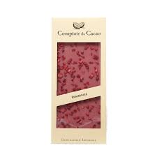 Comptoir du Cacao Ruby Chocolate with Freeze Dried Strawberry 90g