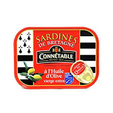 Sardines of Bretagne in Extra Virgin Olive Oil 135g Connetable
