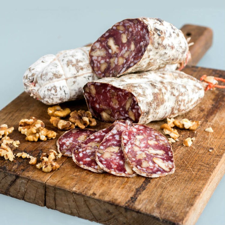 Saucisson pur porc with Walnuts 135g
